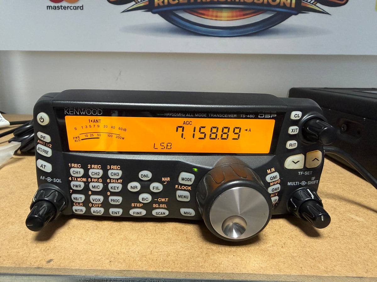 Kenwood TS 480 HX 200 watt perfetto full set Garanzia 12 Mesi