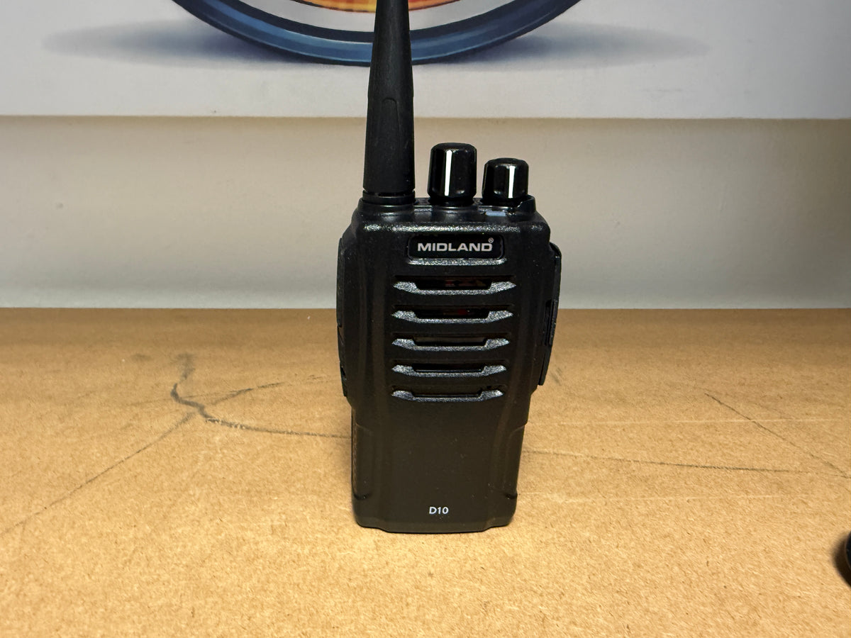 Midland D10 PMR446-DMR446 pari al nuovo full set Garanzia 12 Mesi