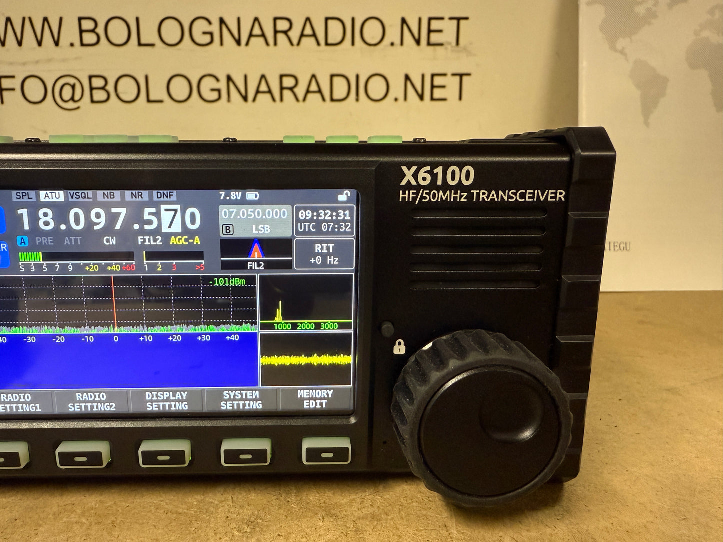 XIEGU X6100 - RTX SDR HF QRP 0.5 - 30 MHZ 10 W CON AT TUNER DSP