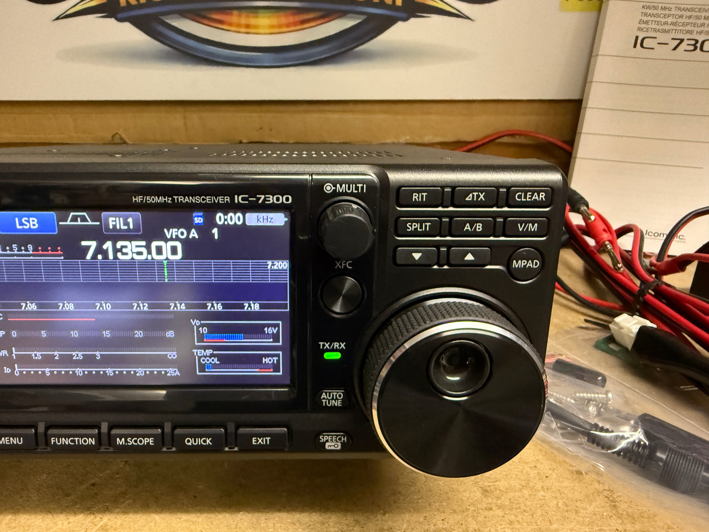 Icom ic 7300 pari al nuovo full set Garanzia 12 Mesi