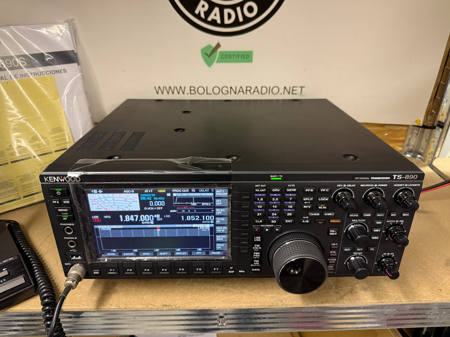 Kenwood TS 890 pari al nuovo garanzia ufficiale 3 anni