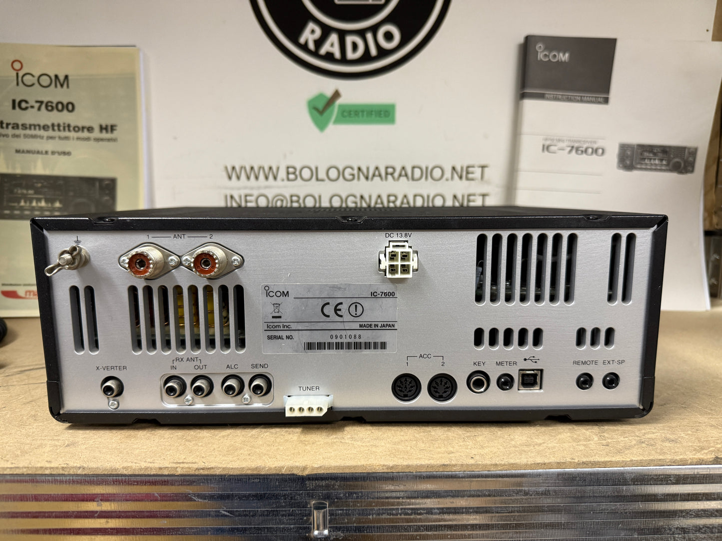 Icom ic 7600 full set perfetta Garanzia 12 Mesi