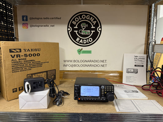 Yaesu VR 5000 pari al nuovo display OK full set 0 ~ 2600 MHz garanzia 12 mesi