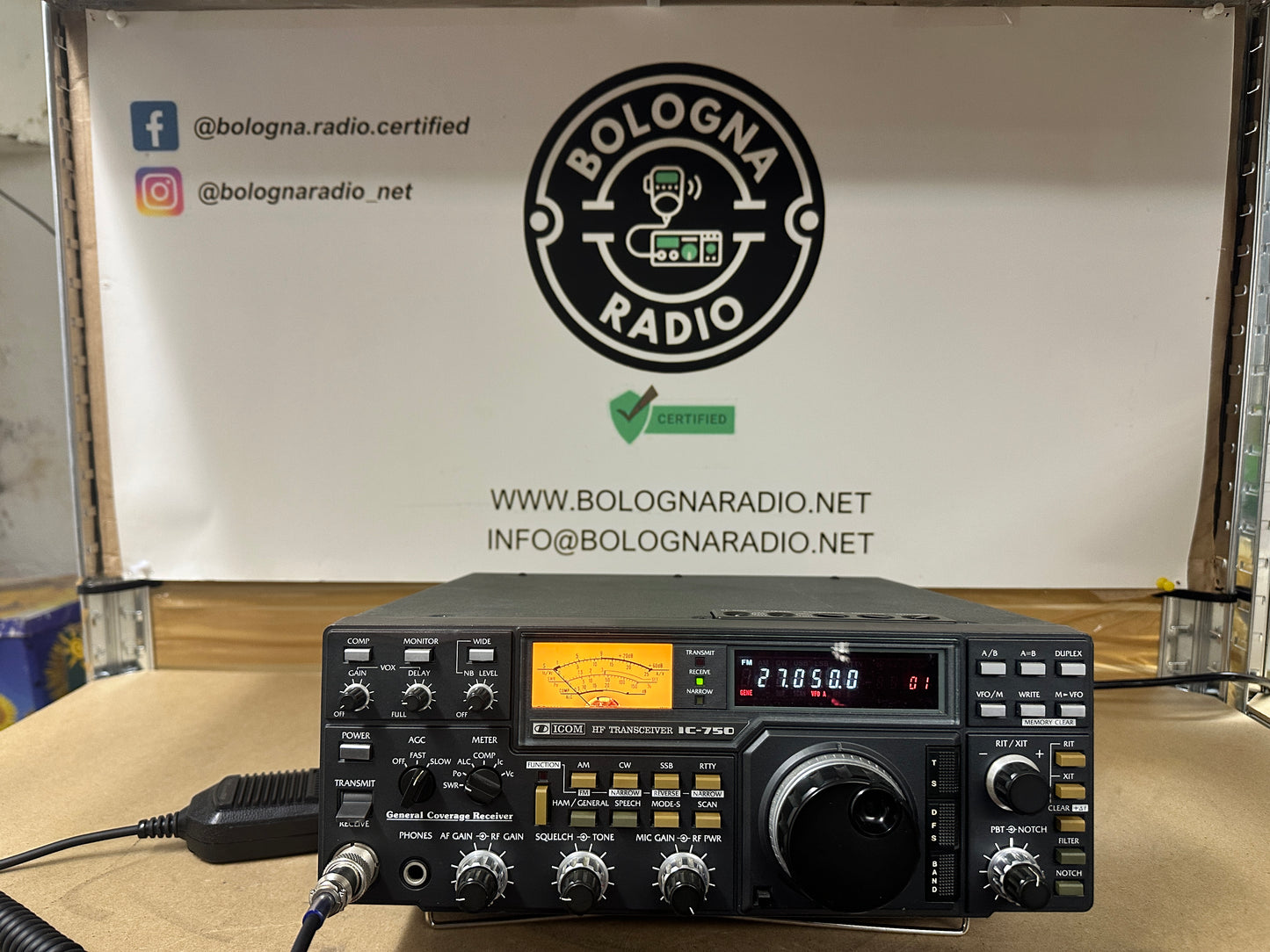 Icom IC 750 perfetto 220 volt