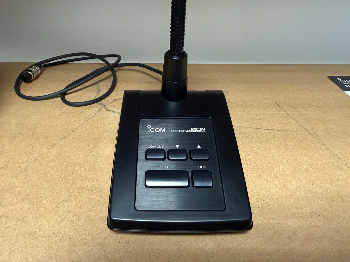 Icom SM 50 pari al nuovo full set