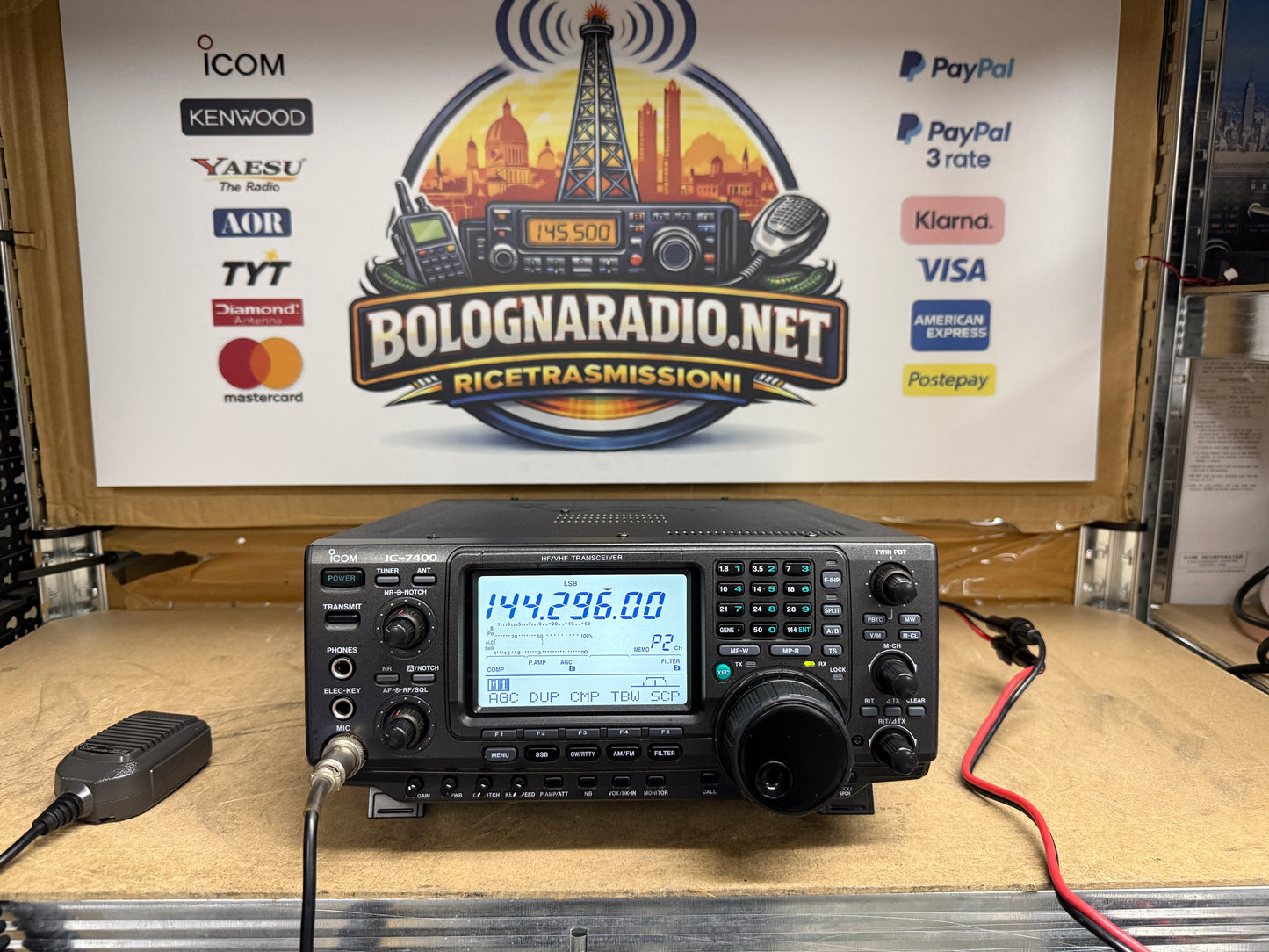 Icom IC 7400 pari al nuovo Garanzia 12 Mesi