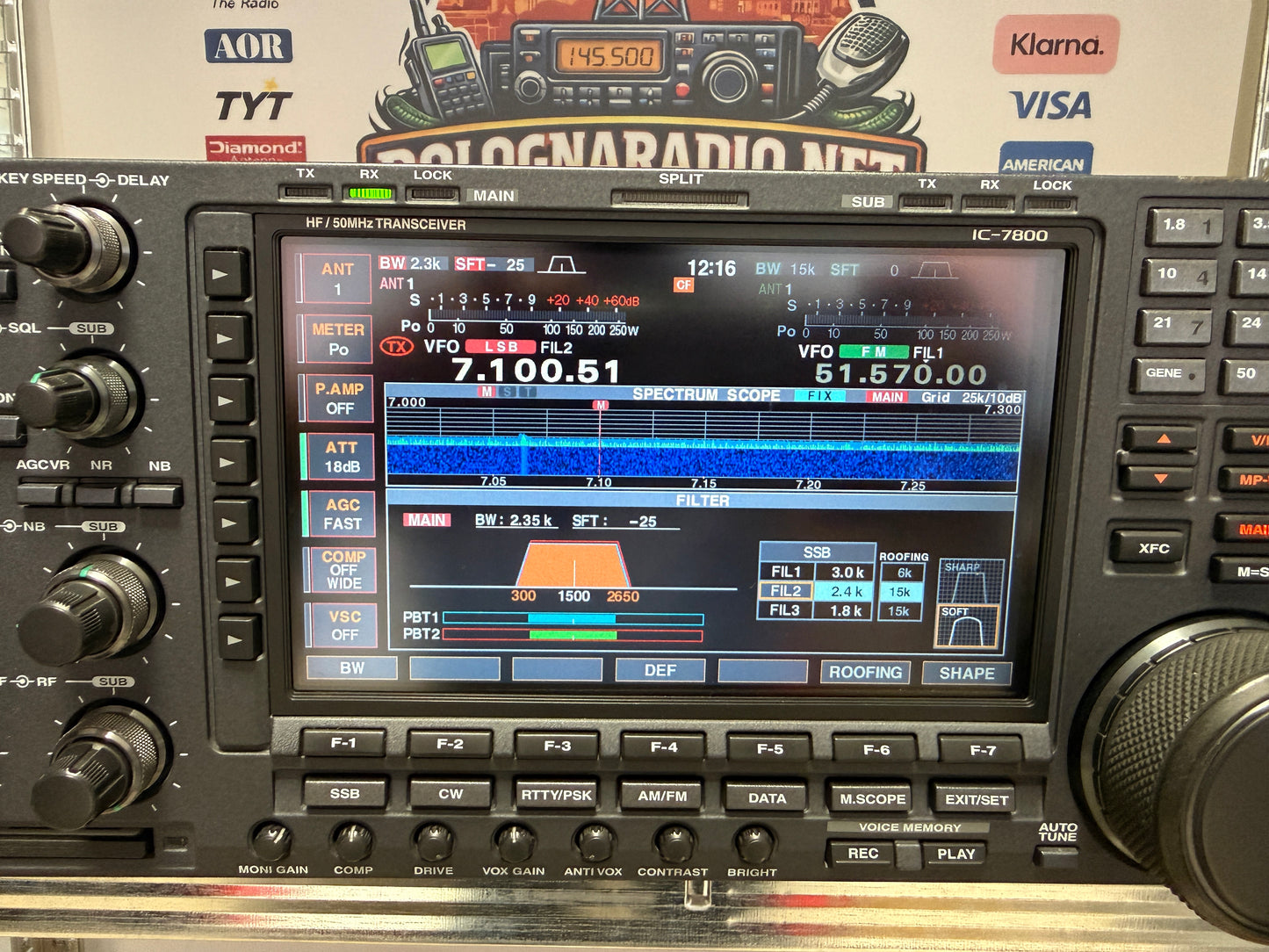 Icom IC 7800 perfetto Full Set Garanzia 12 Mesi