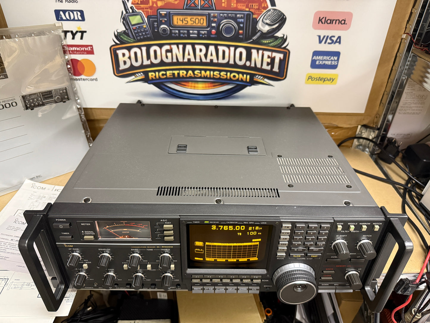 A-1 ICOM IC-R 9000 pari al nuovo Garanzia 6 mesi