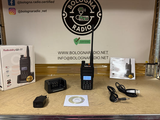 Radioddity GD-77, DMR  Dual Band paria al nuovo