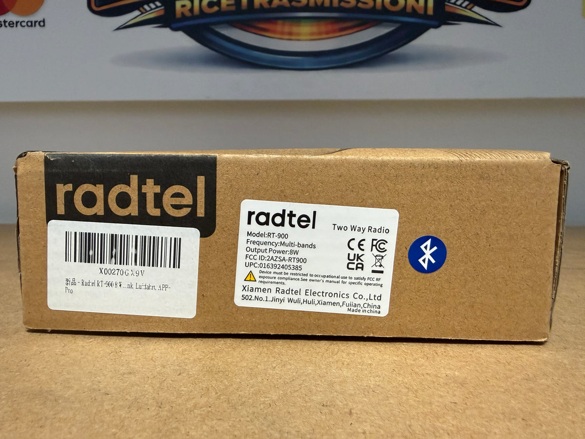 Radtel RT 900 full set pari al nuovo Garanzia 12 Mesi