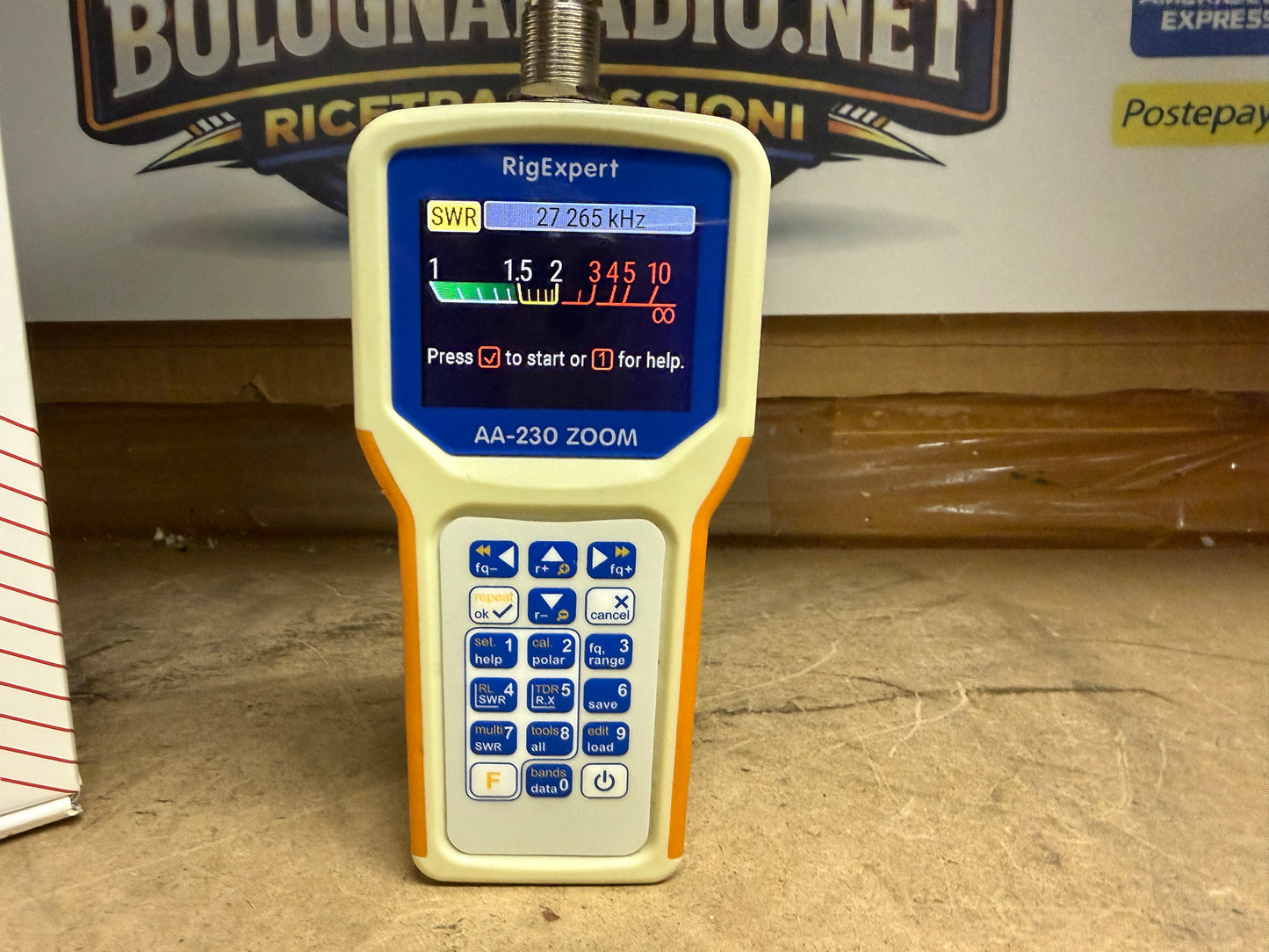 RigExpert AA230 ZOOM Analizzatore fino a 230 MHz, Bluetooth