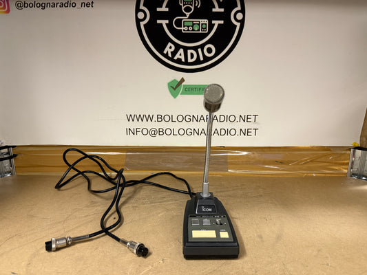 ICOM SM-8 Microfono da Tavolo Cablato Con 2 Cavi 8 Poli Per Icom