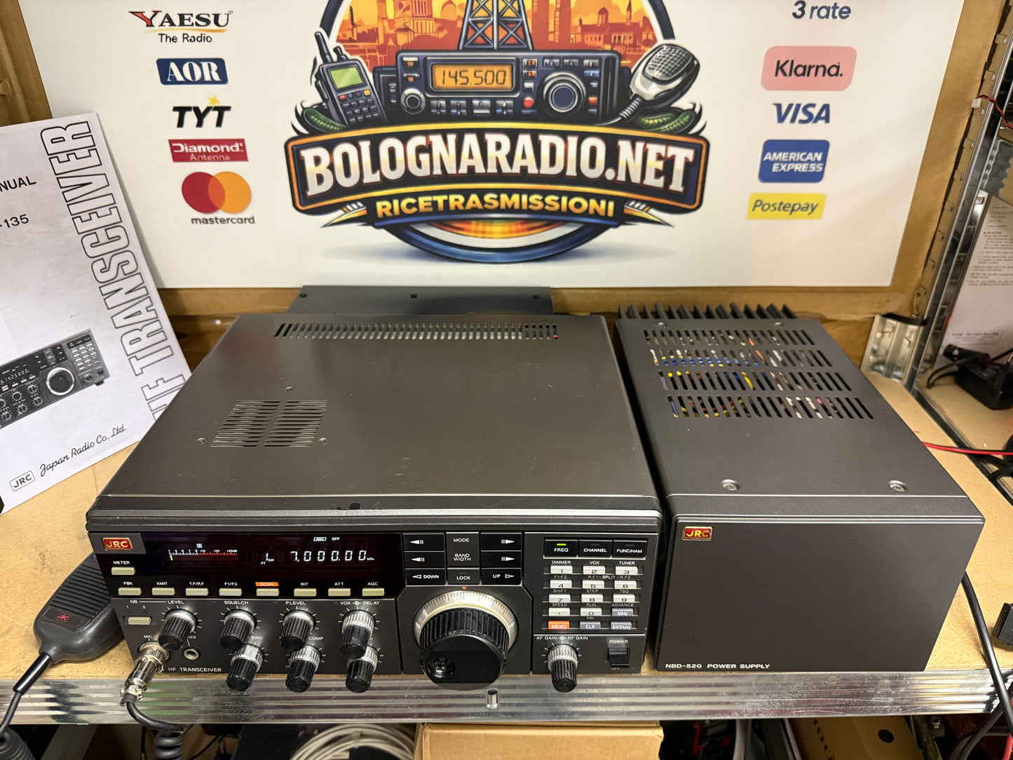 A-1 JRC-135 + Bwc + Alimentatore linea imballi Garanzia 12 Mesi