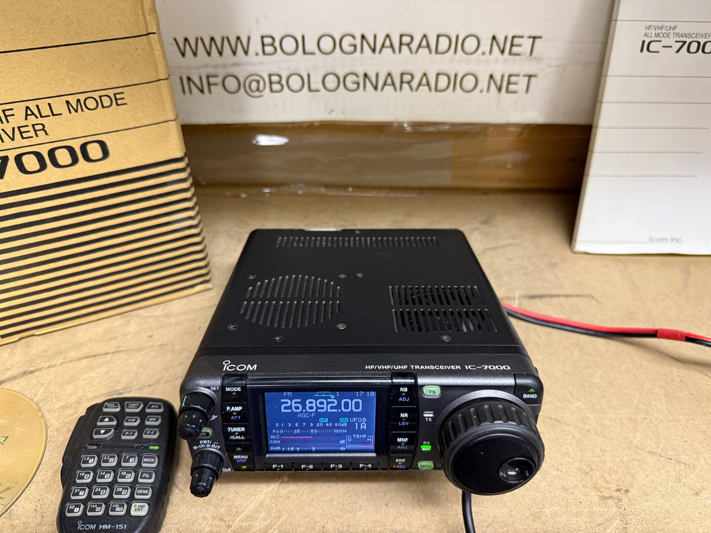A1 - Icom IC 7000 pari al nuovo imballo garanzia 12 mesi
