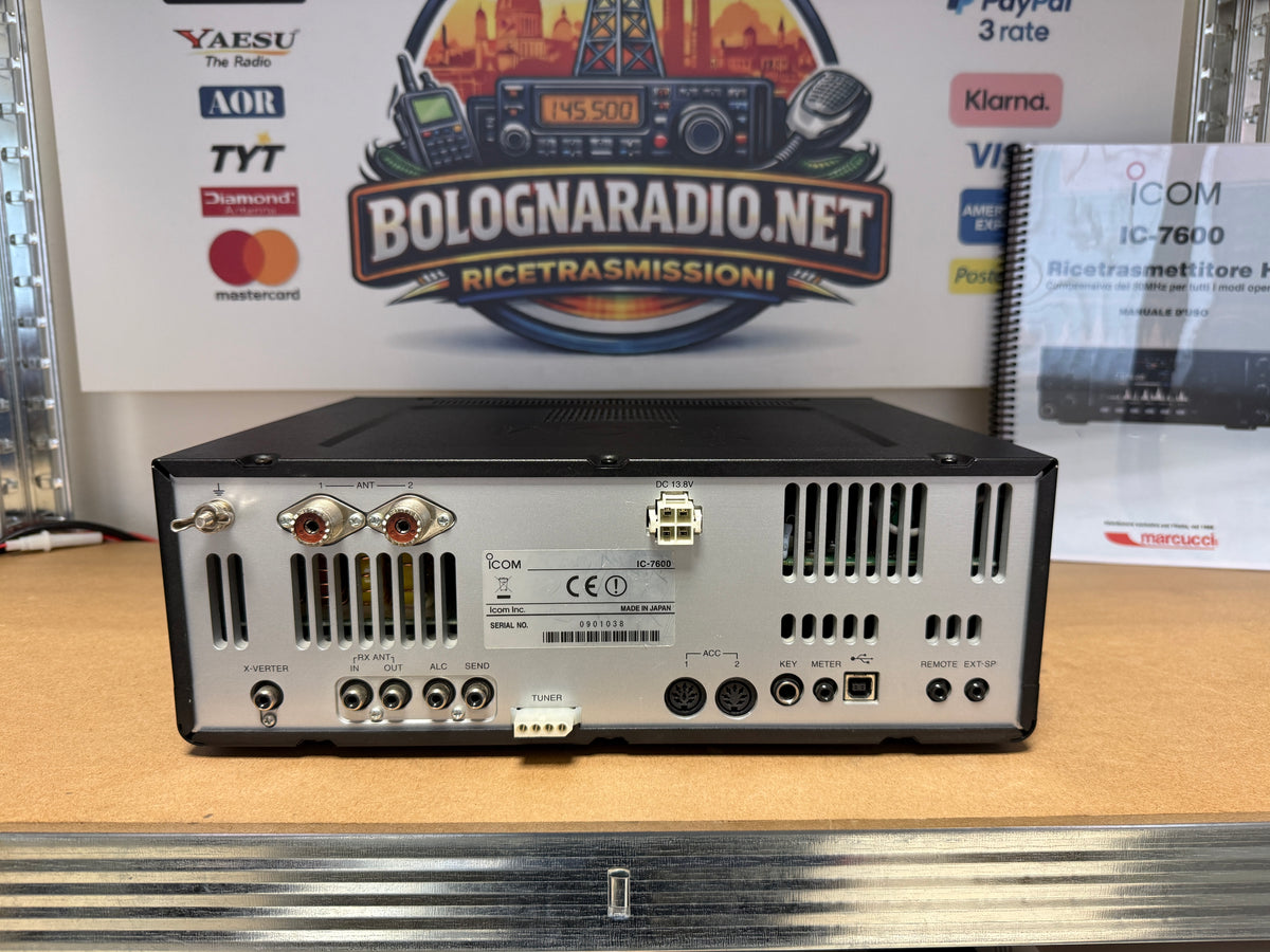 Icom ic 7600 pari al nuovo full set Garanzia 12 Mesi