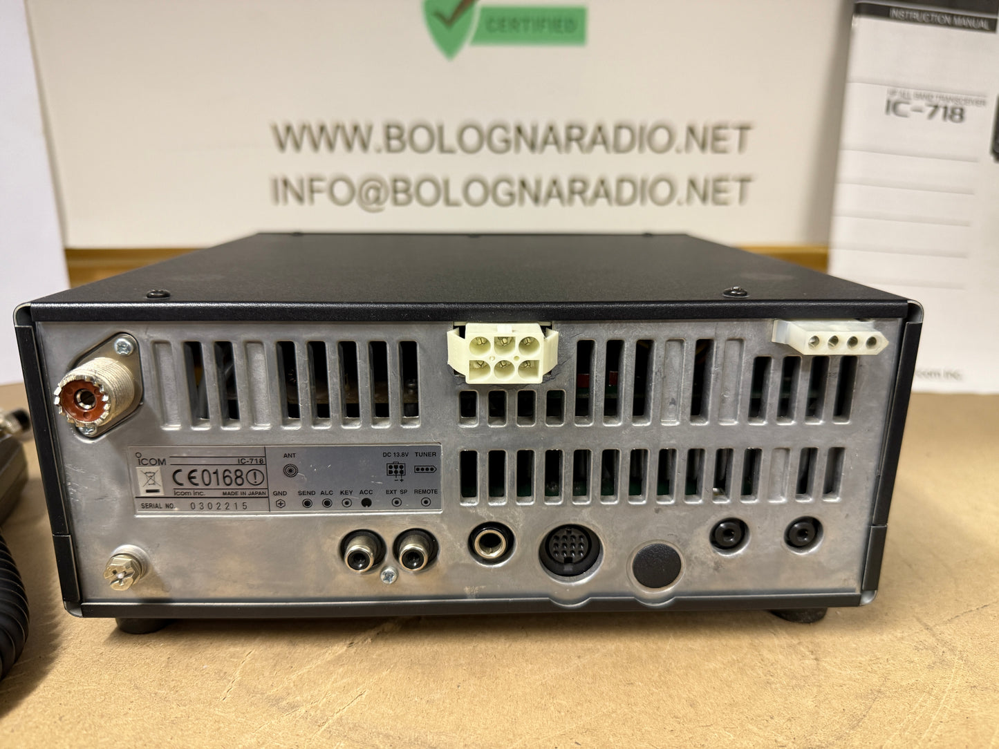 icom IC-718 con DSP + TX 11 metri