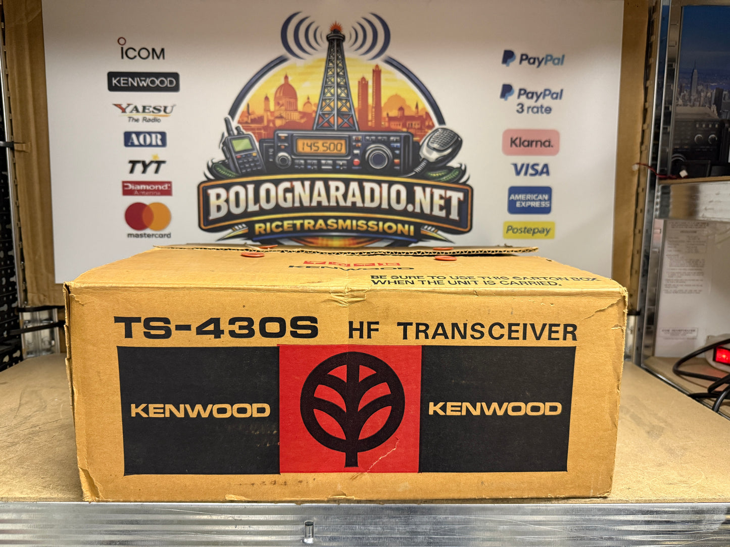 Kenwood TS 430S + FM + FULL FILTRI imballo Garanzia 12 Mesi
