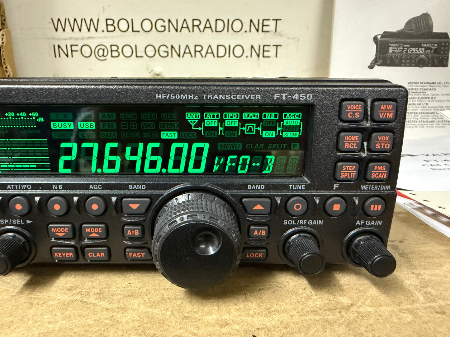 Yaesu ft 450 Garanzia 12 mesi