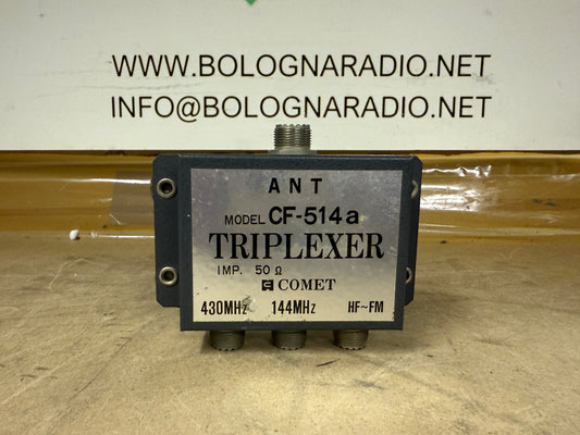 COMET - CFX-514 - Triplexer: 1.3-90 MHz / 130-200 MHz / 380-500 MHz
