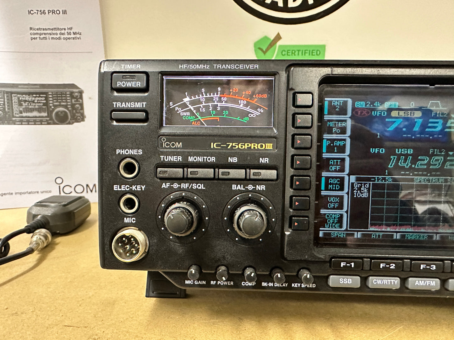 Icom IC 756 pro3 pari al nuovo