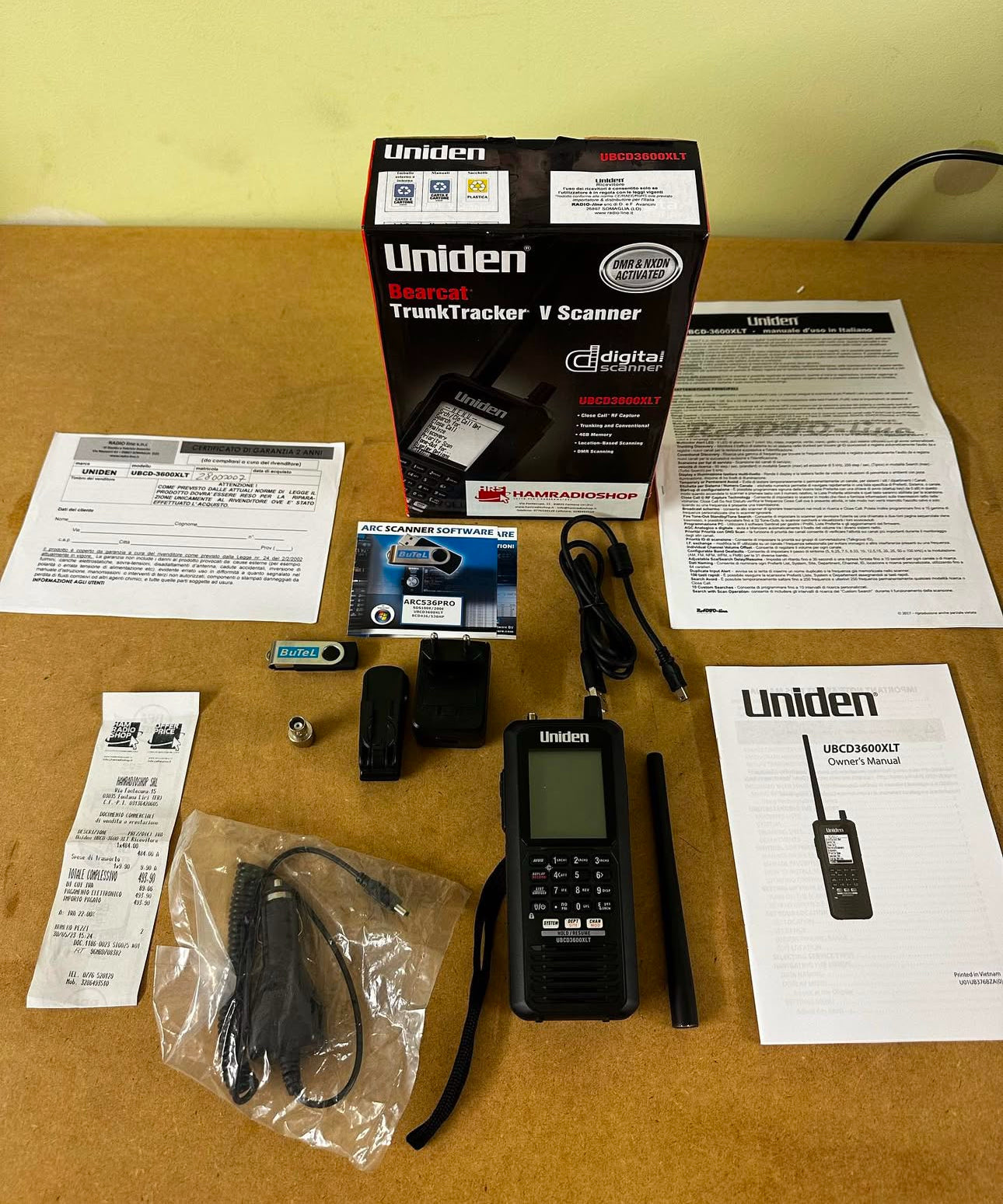 Uniden UBCD3600XLT nuovo