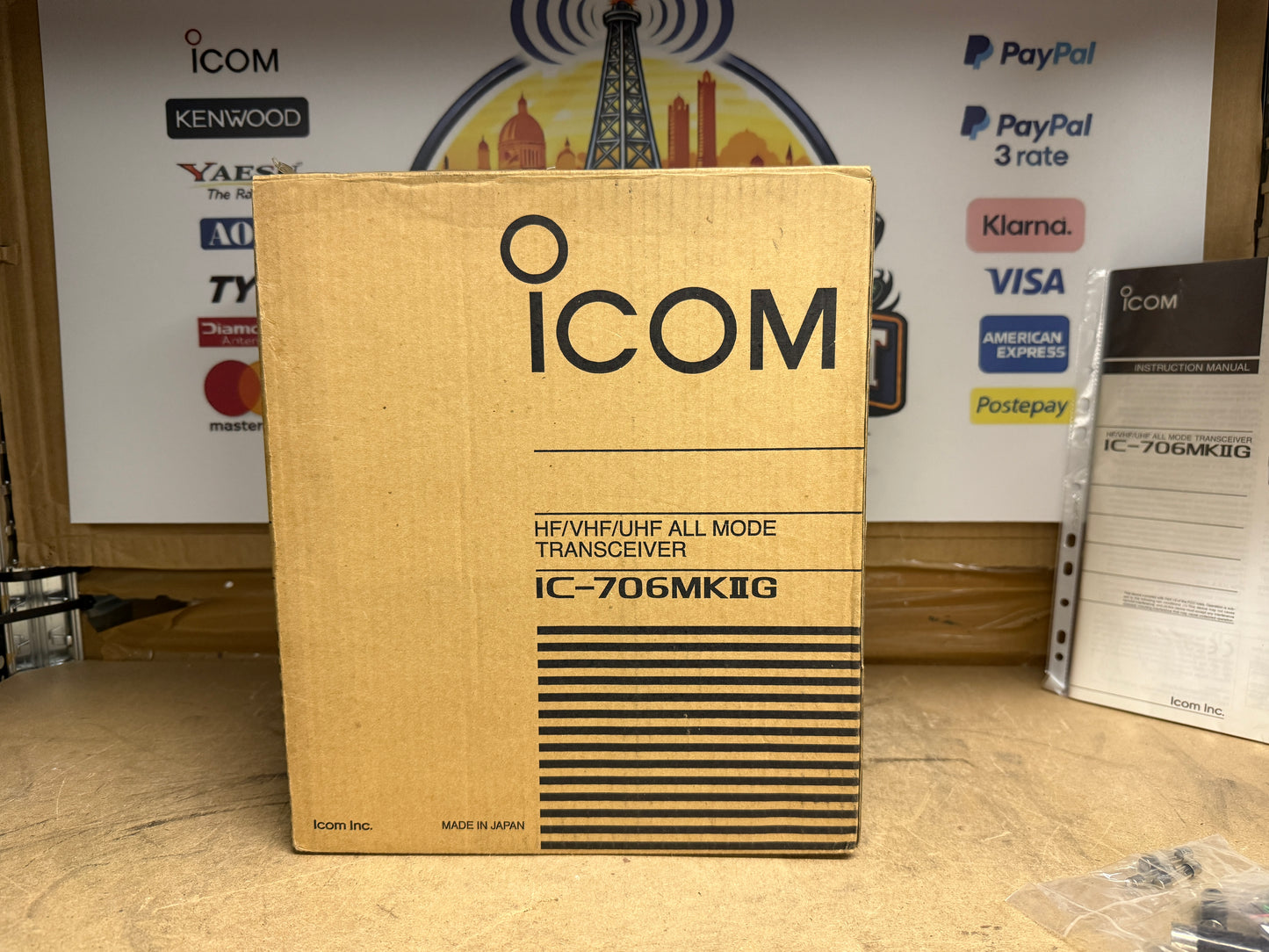 Icom IC 706 MK2G pari al nuovo Garanzia 12 Mesi FULL SET