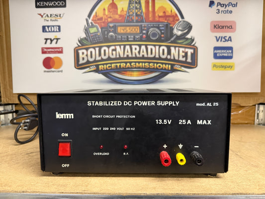 Lemm AL 25 alimentatore 13.5 volt 25 amp