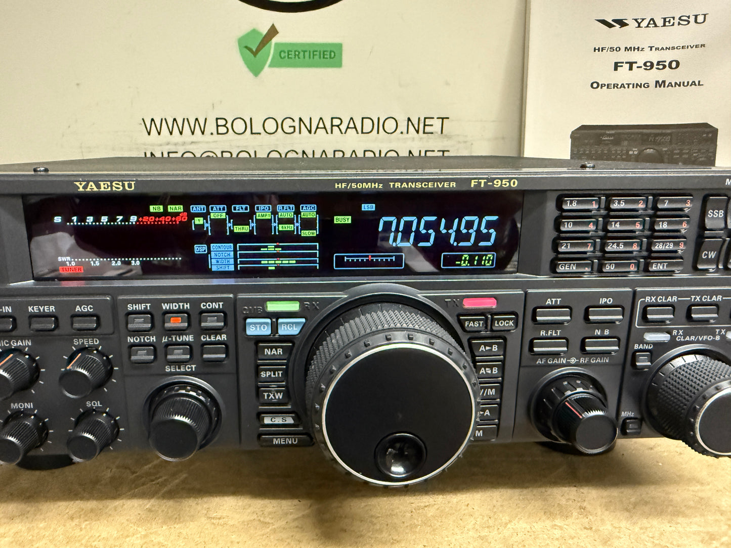 A-1 Yaesu FT 950 + DVS6 pari al nuovo 100 watt banda espansa garanzia 12 mesi