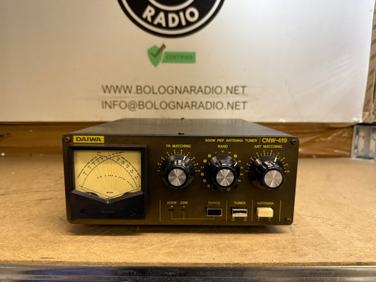 A-1 DAIWA CNW-419 - ACCORDATORE MANUALE DI ANTENNA PER HF 1.8 - 30 Mhz 500W