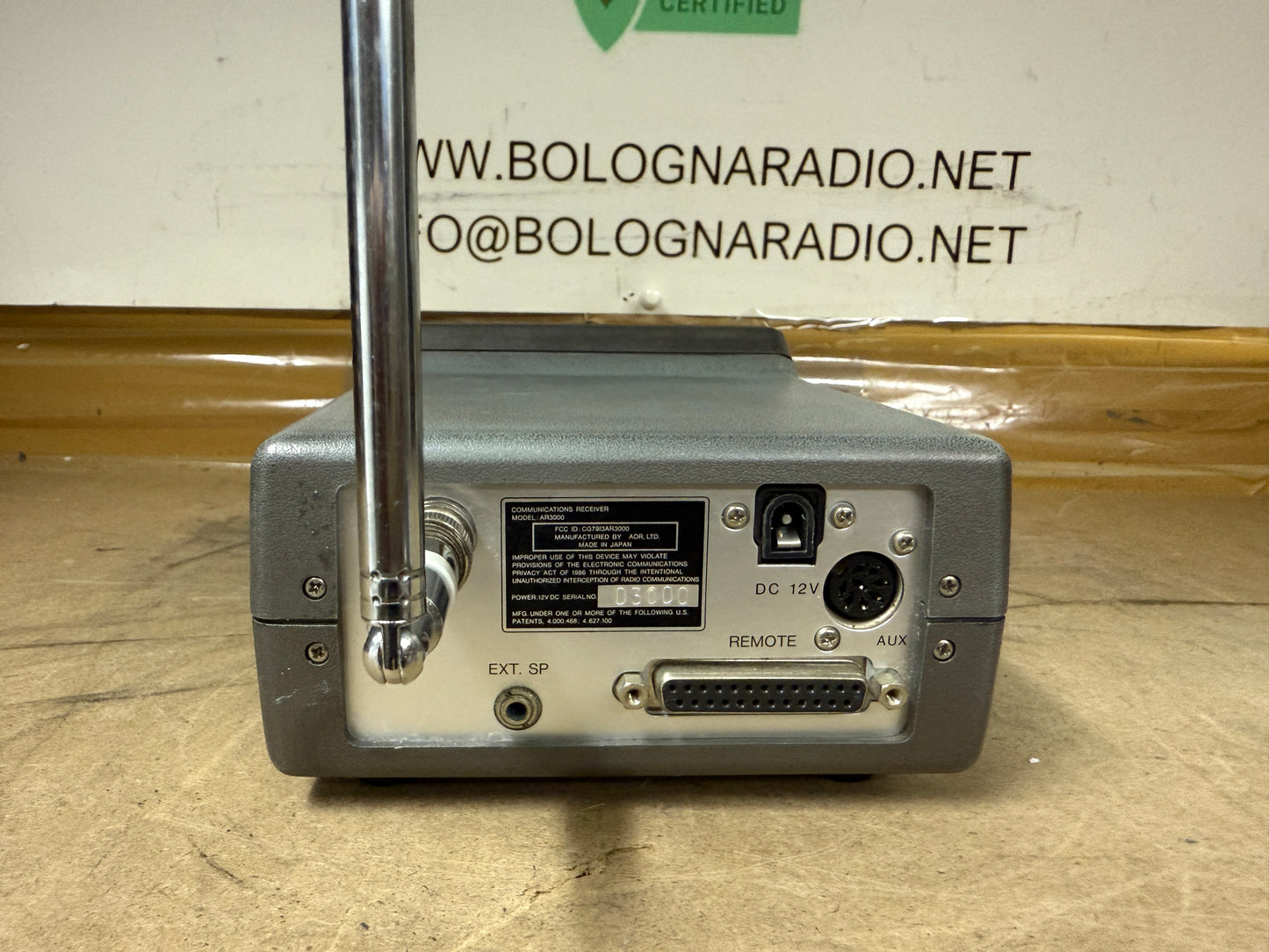 Aor 3000 perfetta revisionata AM/FM/WFM/SSB/CW Garanzia 12 Mesi.