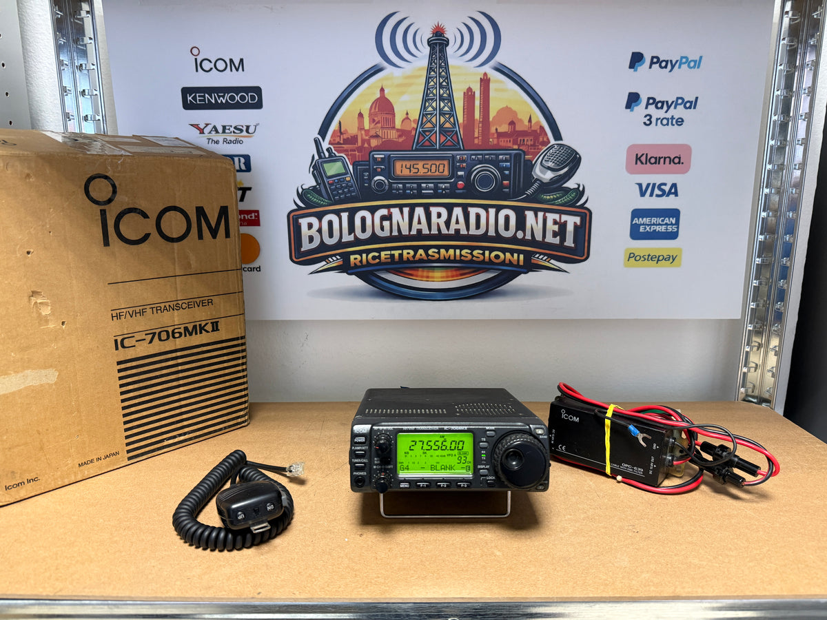 Icom IC 706 MK2 perfetto Garanzia 12 Mesi imballo