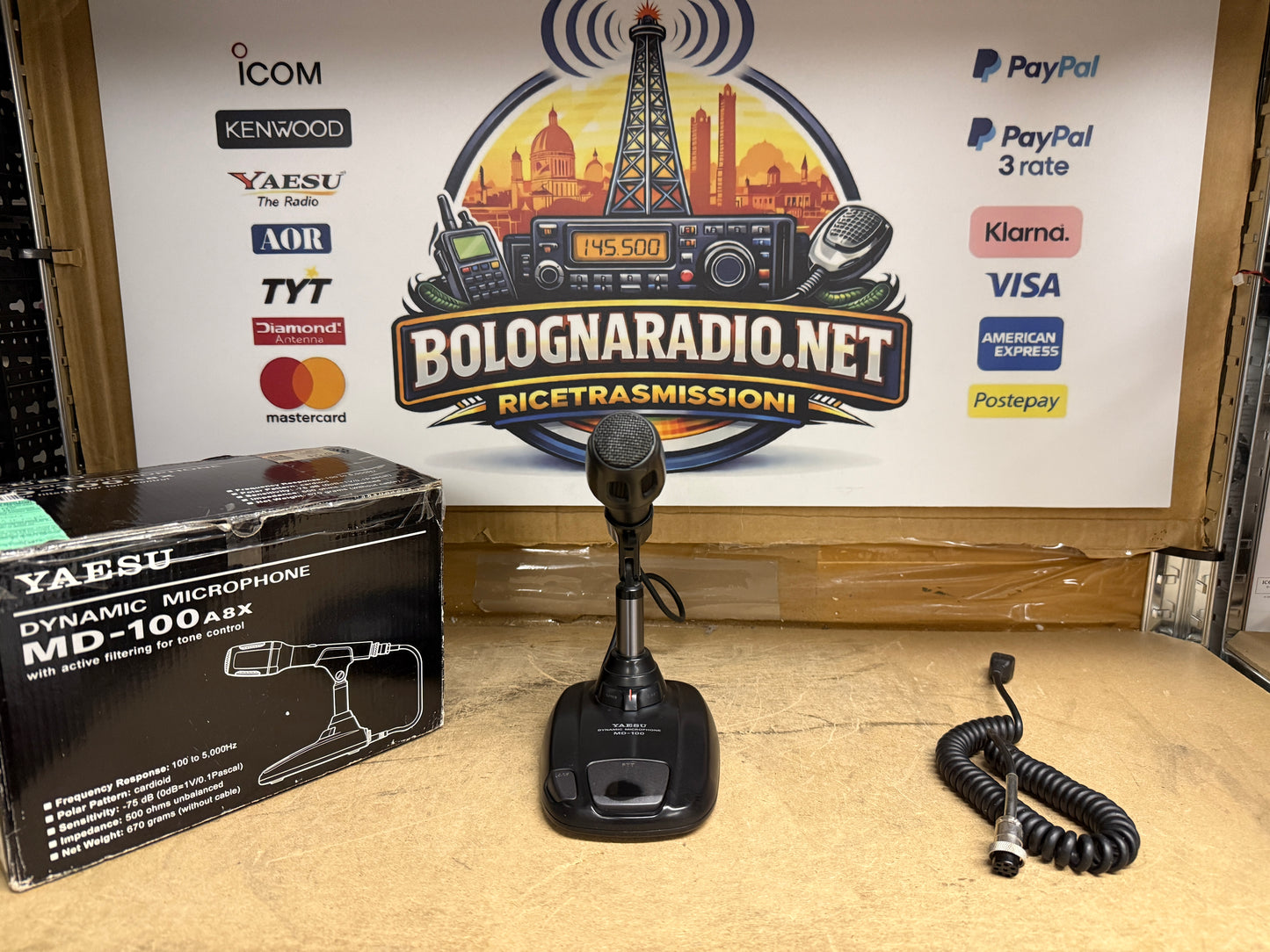 Yaesu MD 100 a8x full set