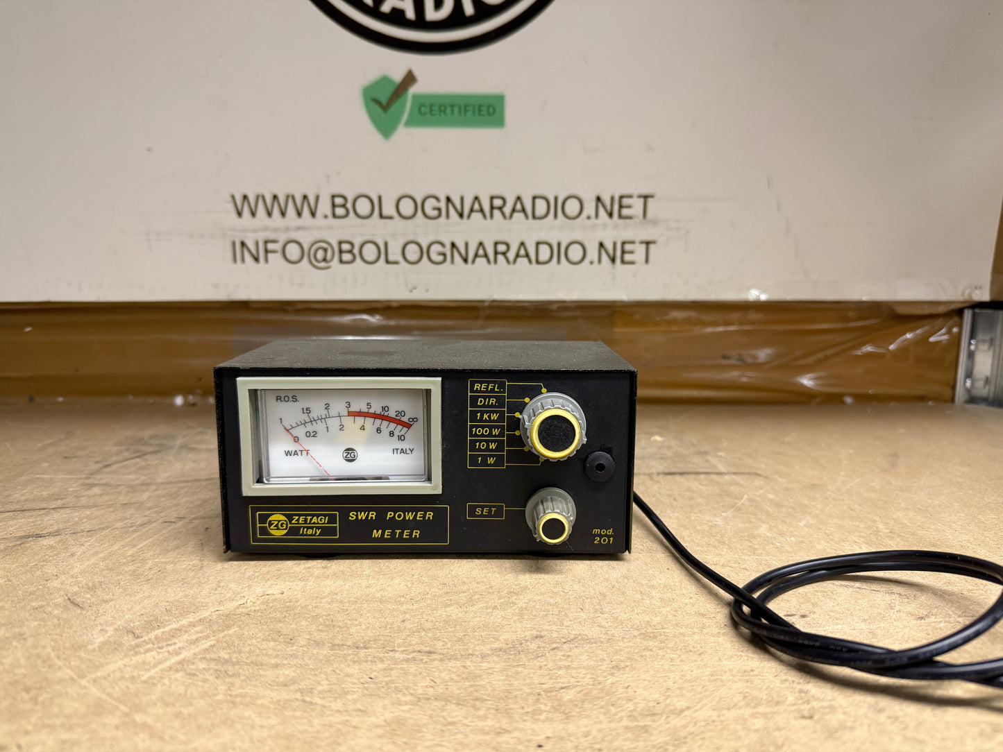 Zetagi 201 Rosmetro Wattmetro 1 Kw