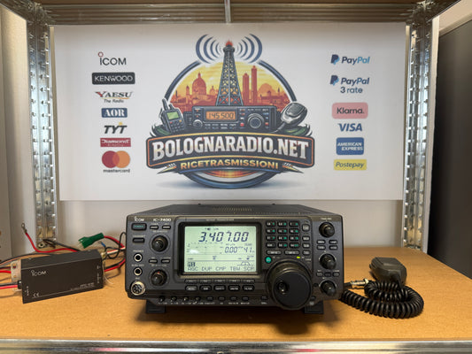A-1 Icom IC 7400 perfetto + CR-338  Garanzia 12 Mesi