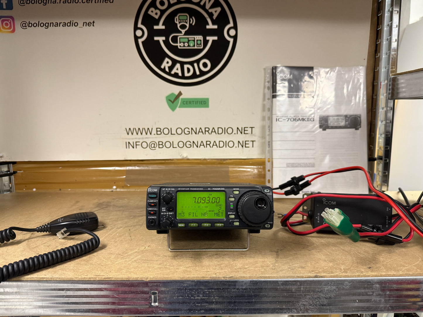 Icom IC 706 MK2G garanzia 12 mesi perfetto espanso