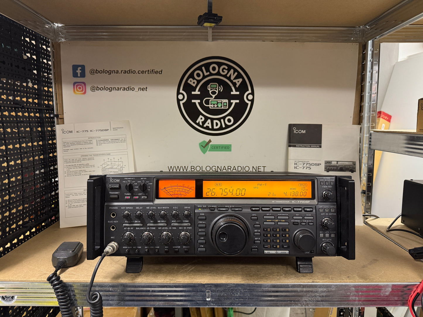 A1 Icom ic 775 DSP 200 watt perfetto imballo originale Garanzia 12 Mesi