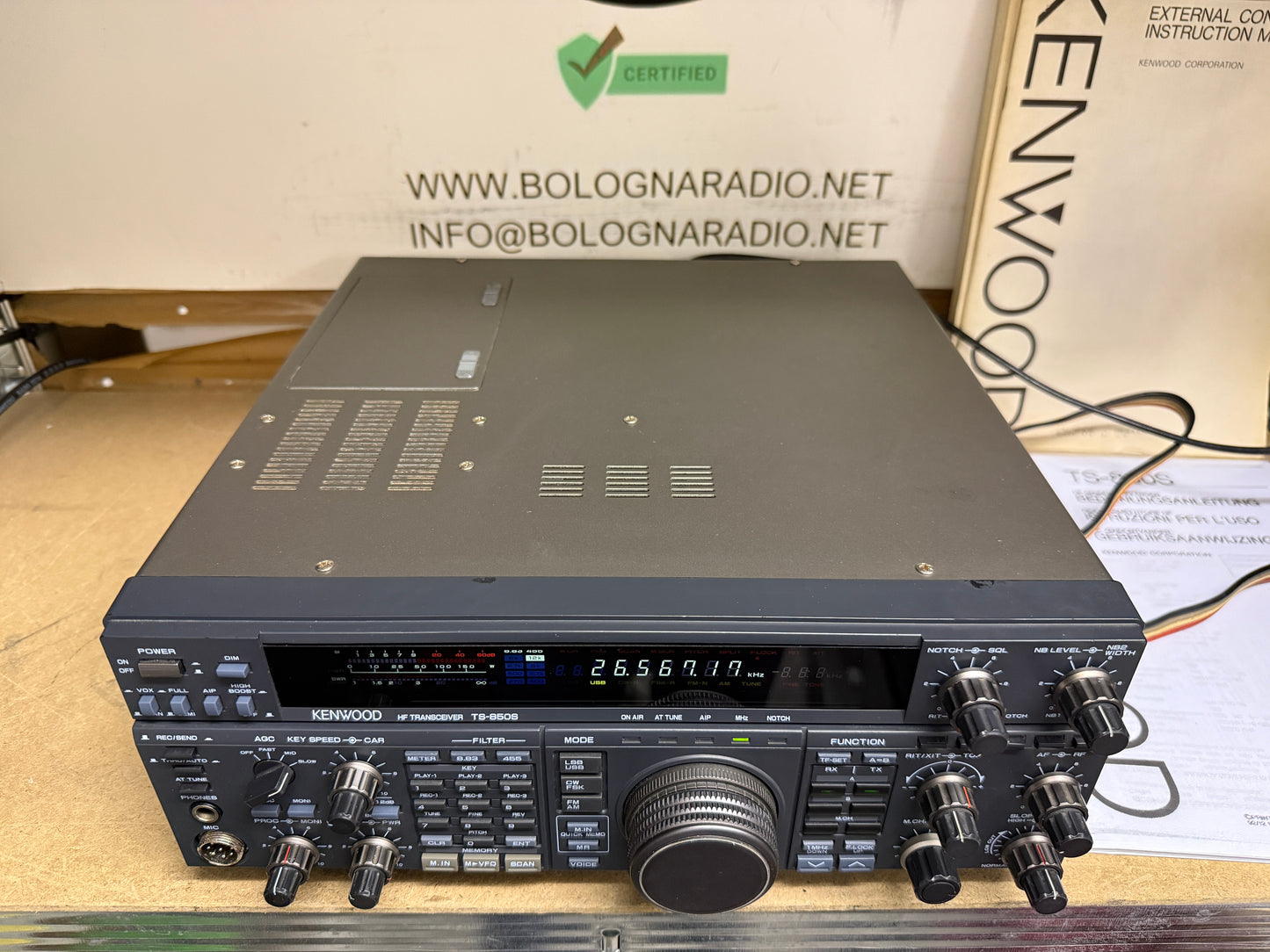 A-1 KENWOOD TS-850S AT perfetto 100 watt imballo originale