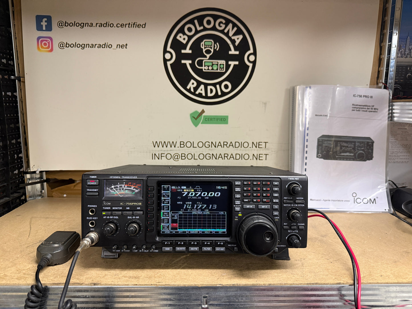 A-1 Icom 756 pro 3 imballo perfetta imballo garanzia 12 mesi