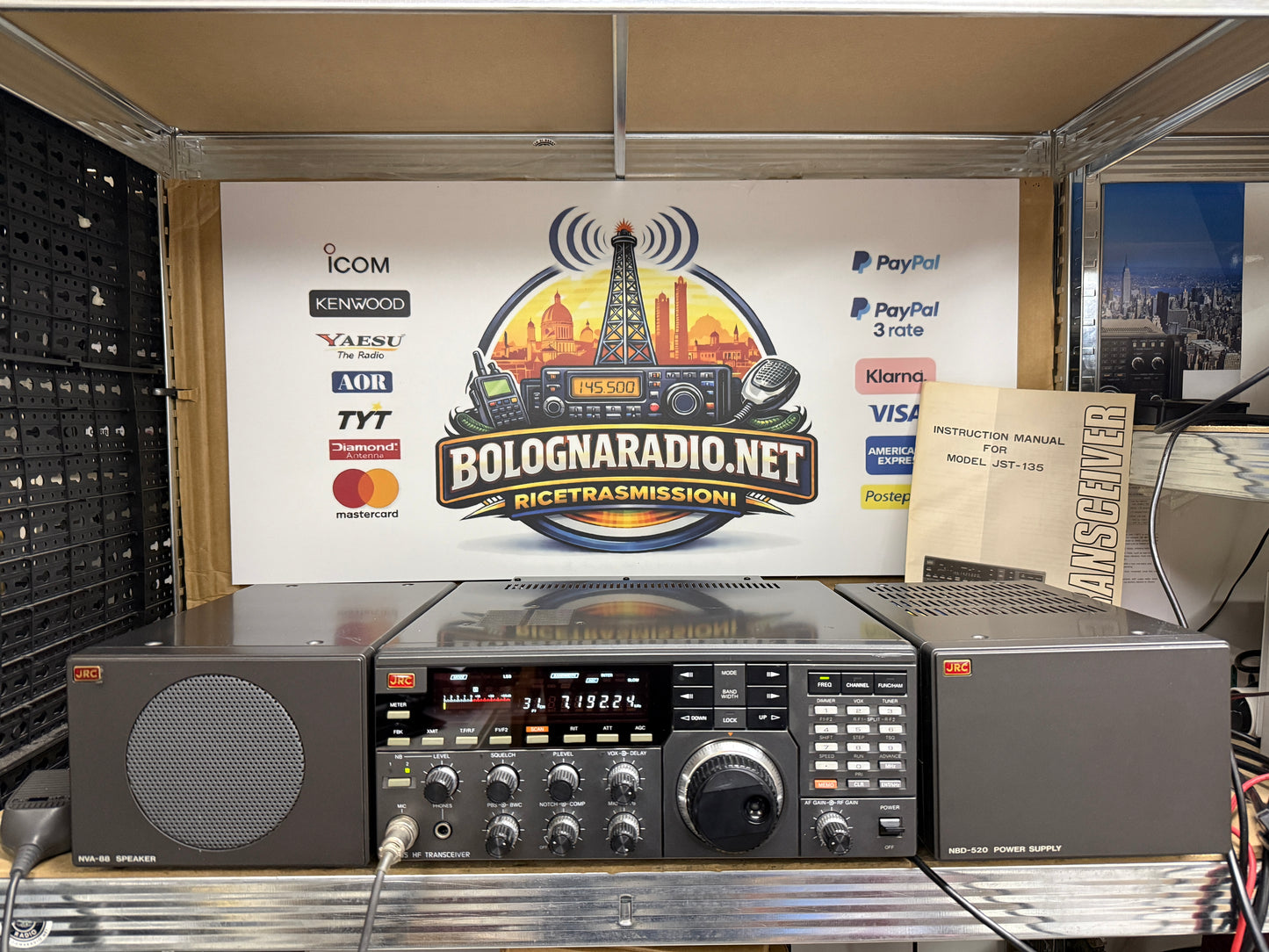 A-1 JRC-135 + Bwc + Alimentatore + speaker Garanzia 12 Mesi