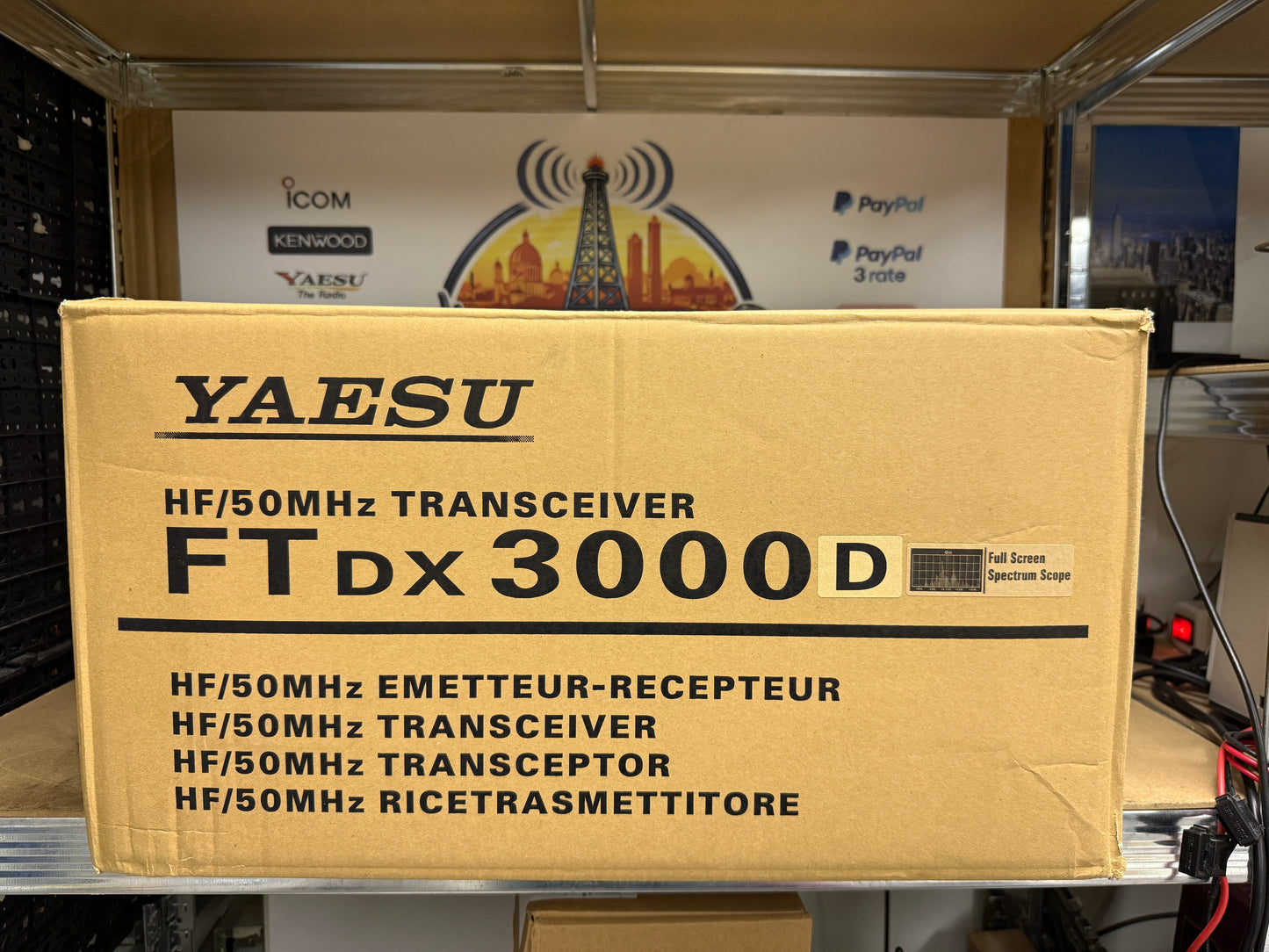 Yaesu FTDX 3000D + DVS6 full set Garanzia 12 mesi