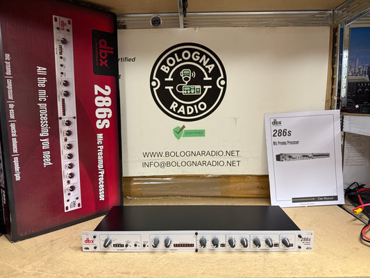 DBX 286S CHANNEL STRIP CON PREAMP MICROFONICO / STRUMENTO 1 CANALE