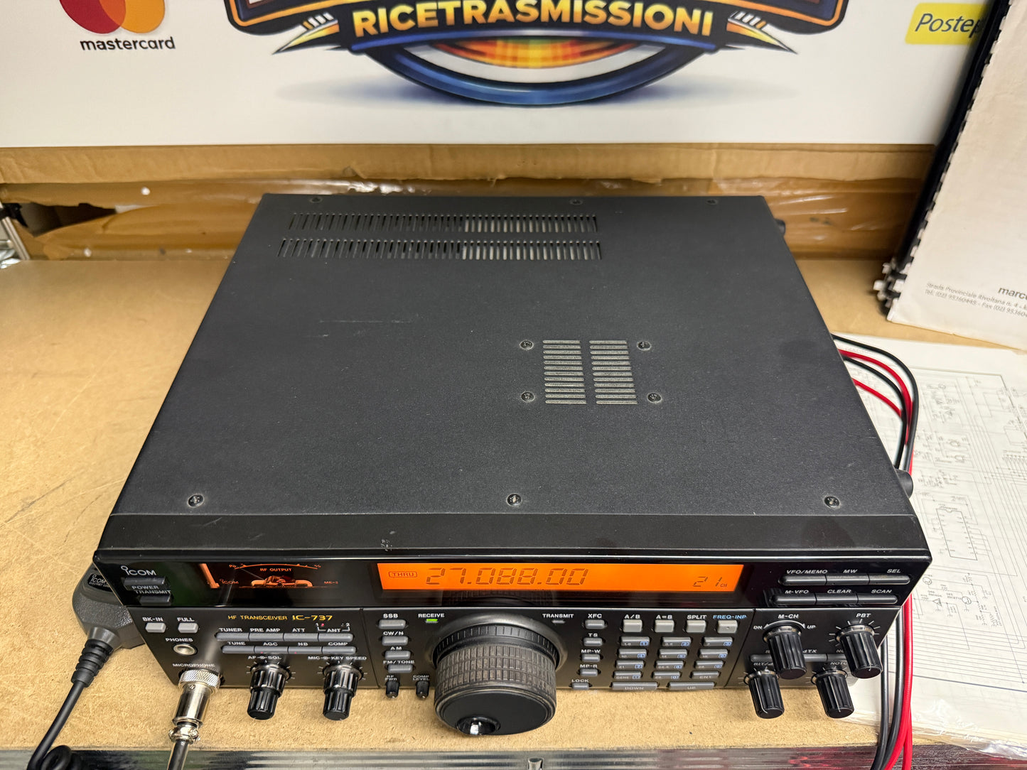 Icom IC 737 pari al nuovo imballo originale Garanzia 6 mesi