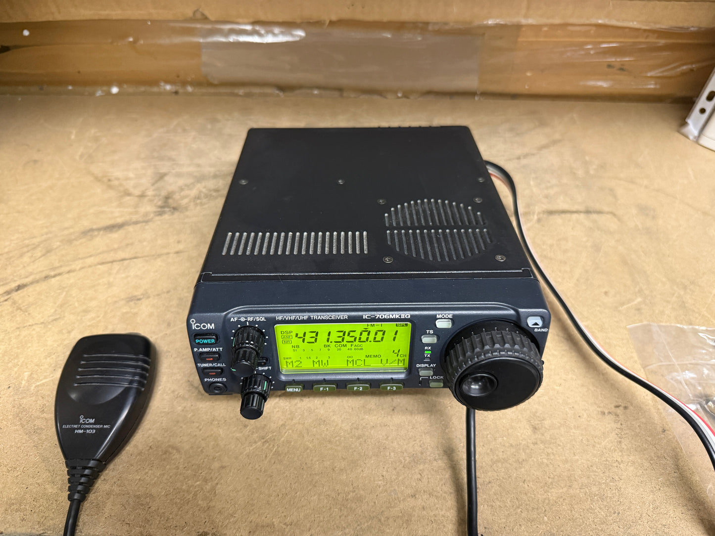 Icom IC 706 MK2G pari al nuovo Garanzia 12 Mesi FULL SET