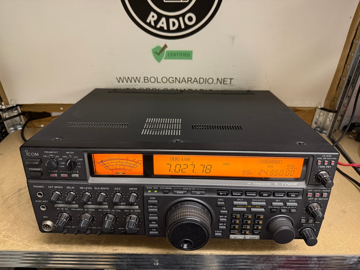 A-1 Icom ic 775 DSP-c2 200 watt + filtro ssb pari al nuovo imballo originale Garanzia 12 Mesi