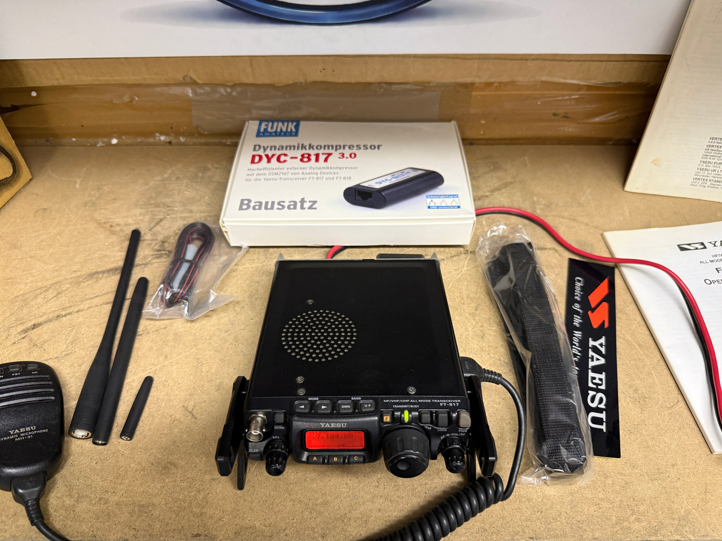 Yaesu FT 817 full set Garanzia 12 Mesi