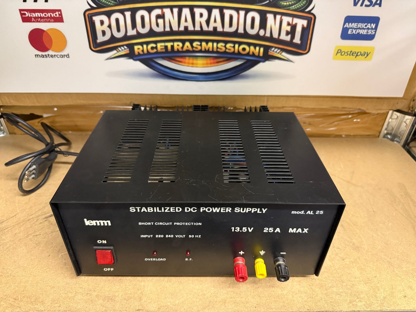 Lemm AL 25 alimentatore 13.5 volt 25 amp