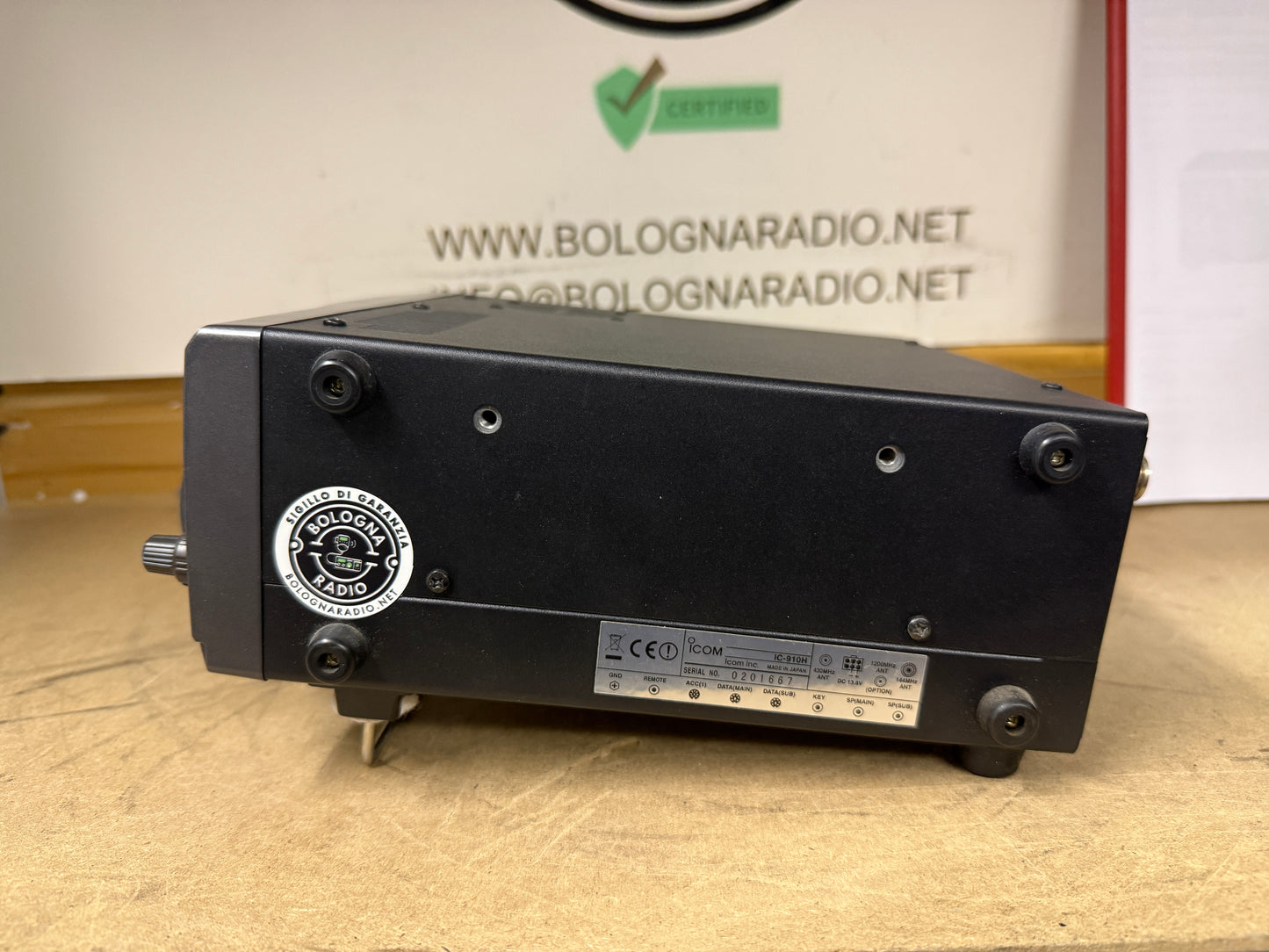 Icom ic 910H + 1200Mhz + DSP + TCXO + imballo Garanzia 12 Mesi