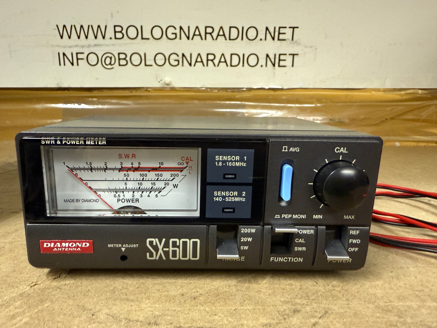 Diamond SX-600 Rosmetro/Wattmetro 1.8-525 MHz Full Set