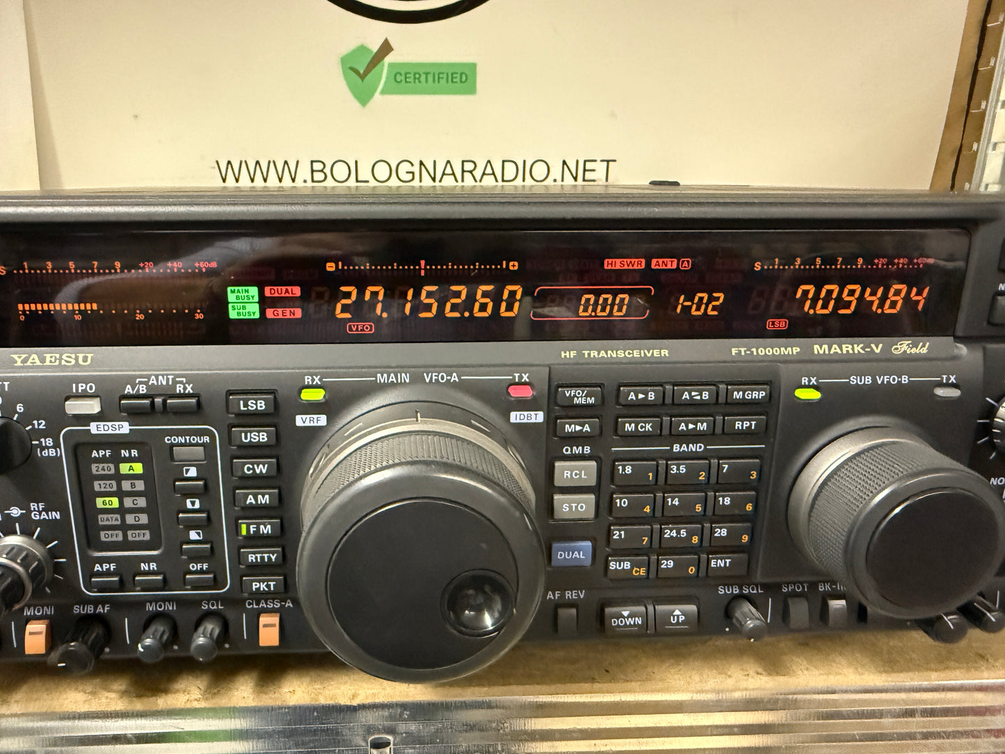 Yaesu FT 1000 MP mark V field collins + imballo garanzia 12 mesi