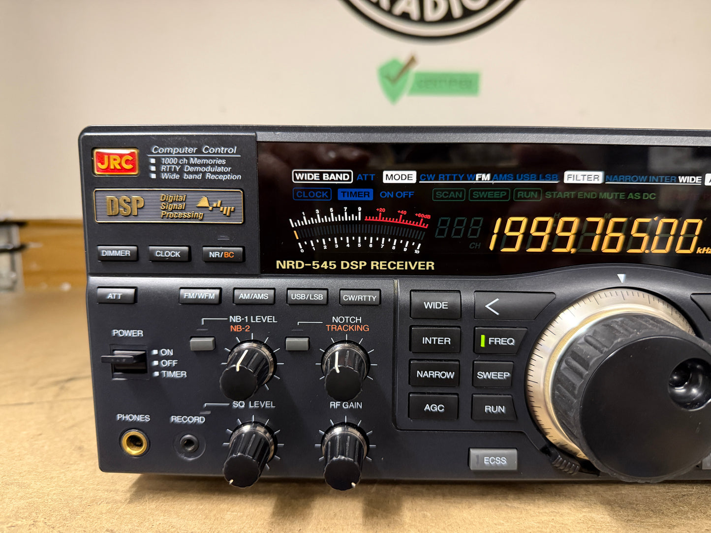 Jrc 545 dsp + CHE199 RX 0 - 2 Ghz -199 pari al nuovo Garanzia 12 Mesi